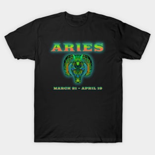 Aries 9b Black T-Shirt
